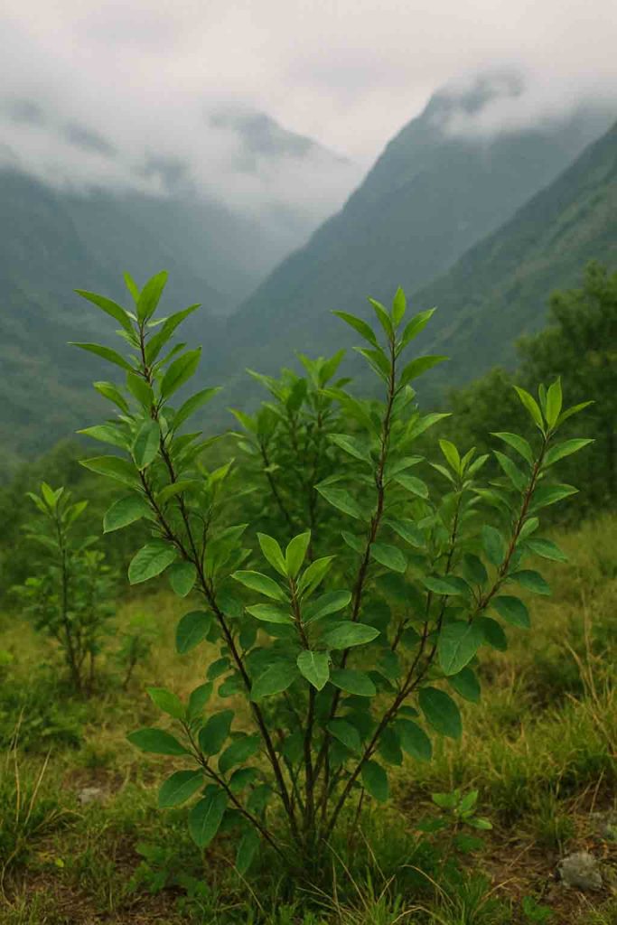 coca-plant-growing-on-hillside