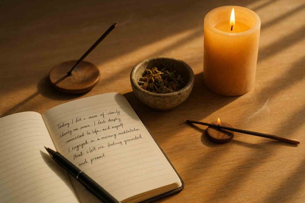 journal-ritual-candle-incense